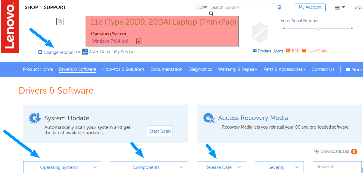 lenovo laptop update driver